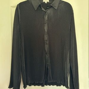 Pleaded Button Up